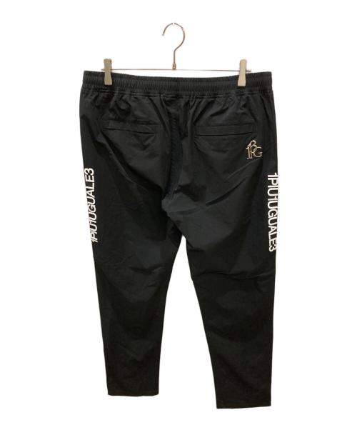 1piu1uguale3（ウノピュウノウグァーレトレ）1piu1uguale3 (ウノピュウノウグァーレトレ) RAIN PANTS / ロゴレインパンツ ブラック サイズ:6の古着・服飾アイテム