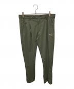 1piu1uguale3ウノピュウノウグァーレトレ）の古着「113 GOLF TUCK PANTS / ゴルフタックパンツ」｜オリーブ