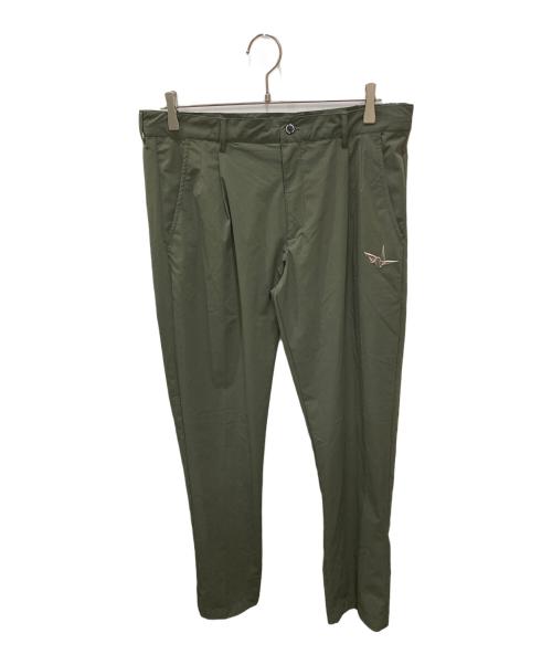 1piu1uguale3（ウノピュウノウグァーレトレ）1piu1uguale3 (ウノピュウノウグァーレトレ) 113 GOLF TUCK PANTS / ゴルフタックパンツ オリーブ サイズ:6の古着・服飾アイテム
