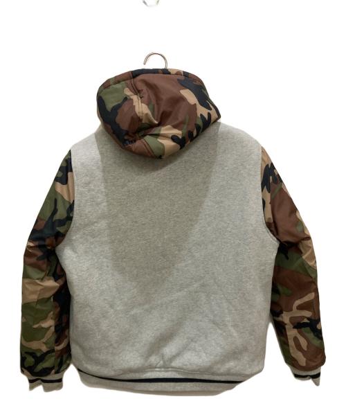 SUPREME（シュプリーム）SUPREME (シュプリーム) Champion (チャンピオン) リバーシブル迷彩ジャケット カーキ×グレー サイズ:Mの古着・服飾アイテム
