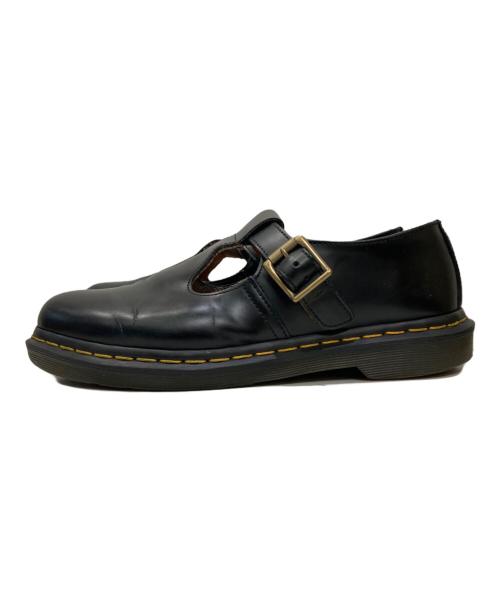Dr.Martens（ドクターマーチン）Dr.Martens (ドクターマーチン) POLLEY Tバーシューズ ブラック サイズ:26cmの古着・服飾アイテム