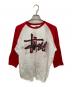 stussy（ステューシー）の古着「古着ラグランTシャツ」｜ホワイト×レッド