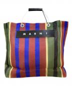 MARNIマルニ）の古着「フラワーカフェ バッグ」｜マルチカラー