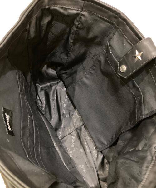 Schott（ショット）Schott (ショット) RIDERS TOTE BAG ブラックの古着・服飾アイテム