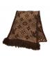 LOUIS VUITTON (ルイ ヴィトン) エシャルプ ロゴマニア シャイン ブラウン：30000円