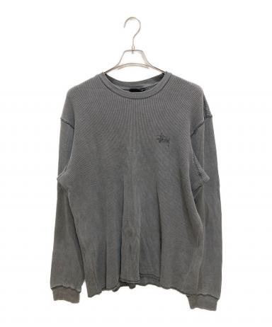中古・古着通販】stussy (ステューシー) ストックロゴ サーマル ロンT