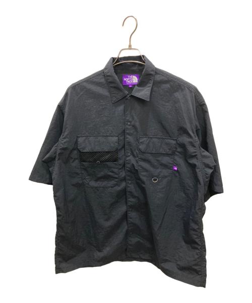 THE NORTHFACE PURPLELABEL（ザ・ノースフェイス パープルレーベル）THE NORTHFACE PURPLELABEL (ザ・ノースフェイス パープルレーベル) Field H/S Shirt ブラック サイズ:Lの古着・服飾アイテム