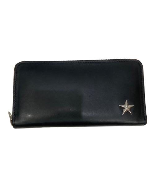 Schott（ショット）Schott (ショット) ONE STAR ZIP WALLET ブラックの古着・服飾アイテム
