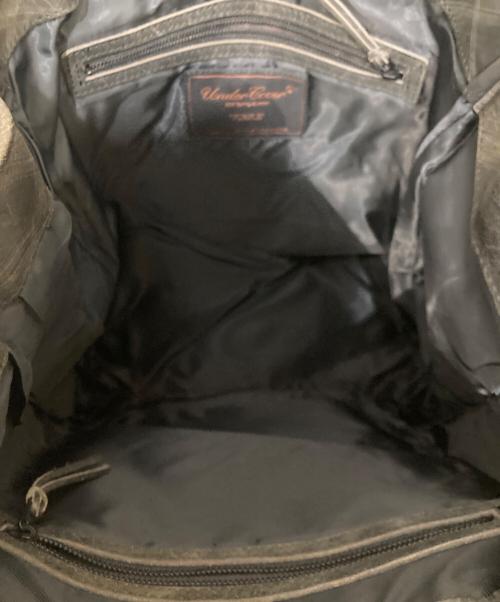 UNDERCOVER（アンダーカバー）UNDERCOVER (アンダーカバー) 07SSキズ加工レザートートバッグ グレーの古着・服飾アイテム