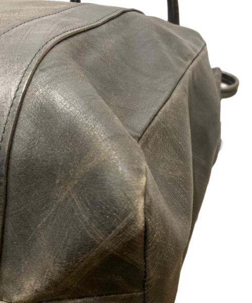 UNDERCOVER（アンダーカバー）UNDERCOVER (アンダーカバー) 07SSキズ加工レザートートバッグ グレーの古着・服飾アイテム