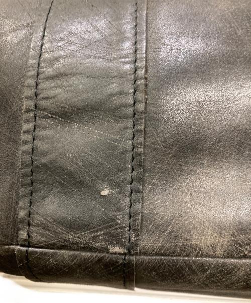UNDERCOVER（アンダーカバー）UNDERCOVER (アンダーカバー) 07SSキズ加工レザートートバッグ グレーの古着・服飾アイテム