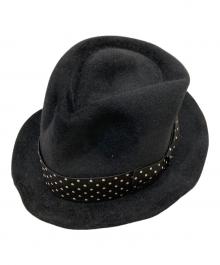 東京HATROCKERS×WACKO MARIA（東京ハットロッカーズ×ワコマリア）の古着「ラビットファーハット」｜ブラック