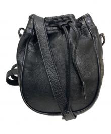 Yohji Yamamoto pour homme（ヨウジヤマモト プールオム）の古着「巾着ショルダーバッグ」｜ブラック