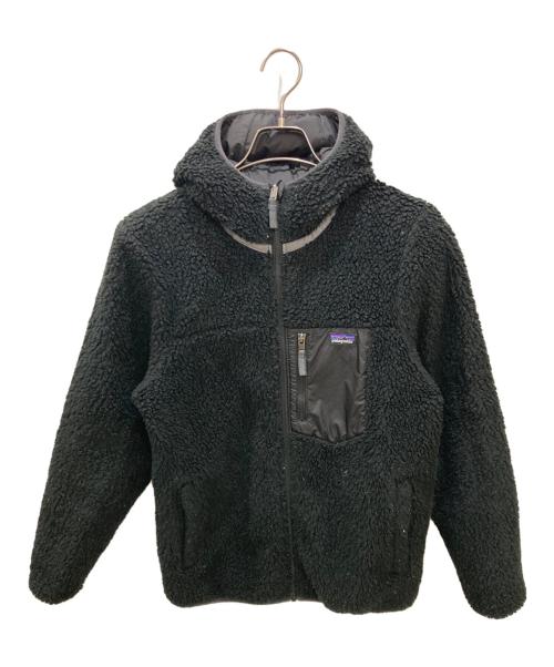 Patagonia（パタゴニア）Patagonia (パタゴニア) リバーシブル・レディ・フレディ・フーディ ブラック サイズ:SIZE XXL(キッズ規格)の古着・服飾アイテム
