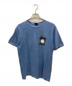 stussyステューシー）の古着「ピグメントダイプリントTシャツ」｜ブルー