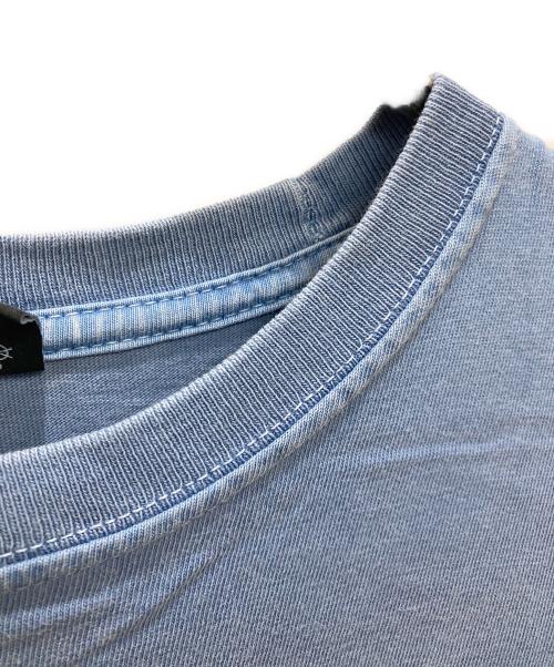 stussy（ステューシー）stussy (ステューシー) ピグメントダイプリントTシャツ ブルー サイズ:Mの古着・服飾アイテム