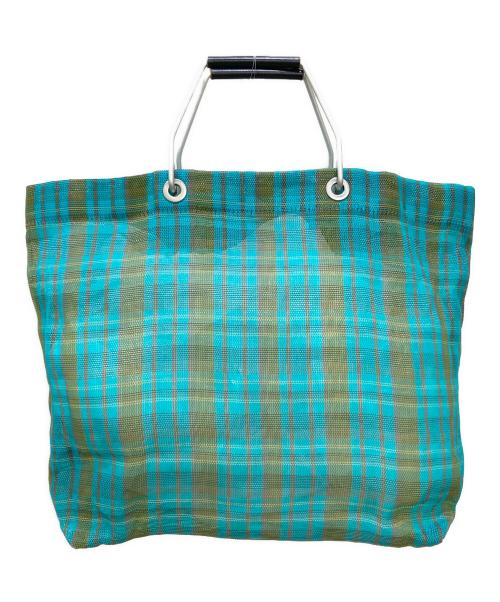 MARNI（マルニ）MARNI (マルニ) フラワーカフェトートバック ブルーの古着・服飾アイテム