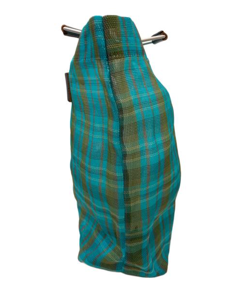 MARNI（マルニ）MARNI (マルニ) フラワーカフェトートバック ブルーの古着・服飾アイテム