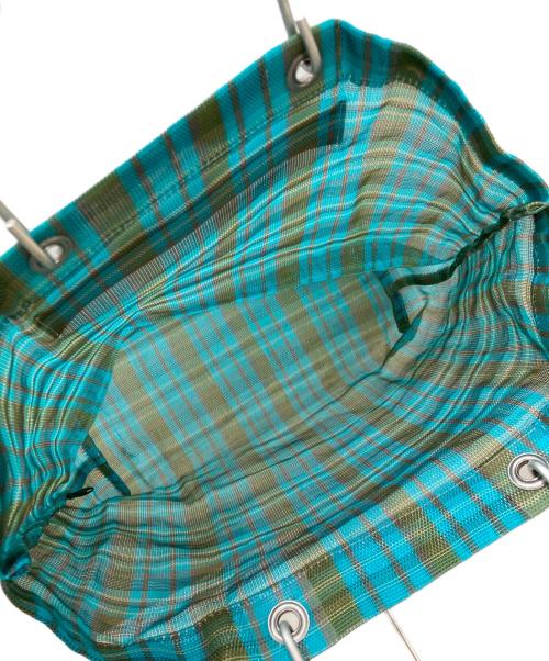 MARNI（マルニ）MARNI (マルニ) フラワーカフェトートバック ブルーの古着・服飾アイテム