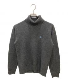 BURBERRY BLACK LABEL（バーバリーブラックレーベル）の古着「カシミヤタートルネックニット」｜グレー
