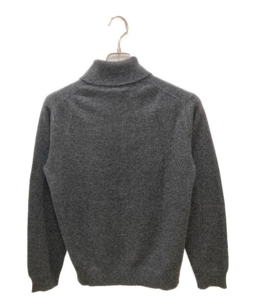 BURBERRY BLACK LABEL（バーバリーブラックレーベル）BURBERRY BLACK LABEL (バーバリーブラックレーベル) カシミヤタートルネックニット グレー サイズ:2の古着・服飾アイテム