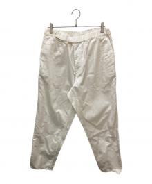 Graphpaper（グラフペーパー）の古着「Finx Original Wide Easy Slacks」｜ホワイト