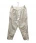 Graphpaper（グラフペーパー）の古着「Finx Original Wide Easy Slacks」｜ホワイト