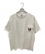 ONEITA×DISNEYオニータ×ディズニー）の古着「VOLUNT EARS ミッキープリントTシャツ」｜ホワイト