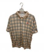 Burberry'sバーバリーズ）の古着「ヴィンテーィノヴァチェックポロシャツ」｜ブラウン