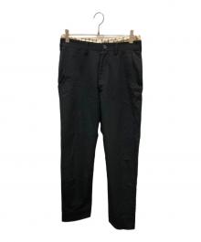 Yohji Yamamoto pour homme（ヨウジヤマモト プールオム）の古着「古着ウールギャバスラックス」｜ブラック