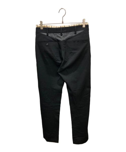 Yohji Yamamoto pour homme（ヨウジヤマモト プールオム）Yohji Yamamoto pour homme (ヨウジヤマモト プールオム) 古着ウールギャバスラックス ブラック サイズ:2の古着・服飾アイテム