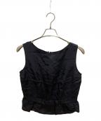 ROBE DE CHAMBRE COMME DES GARCONSローブドシャンブル コムデギャルソン）の古着「ノースリーブブラウス」｜ネイビー