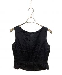 ROBE DE CHAMBRE COMME DES GARCONS（ローブドシャンブル コムデギャルソン）の古着「ノースリーブブラウス」｜ネイビー