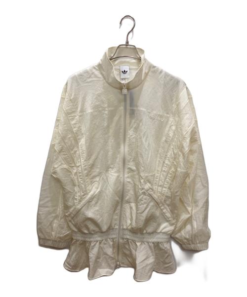 adidas（アディダス）adidas (アディダス) サンティアゴ ウーブン トラックトップ アイボリー サイズ:M 未使用品の古着・服飾アイテム