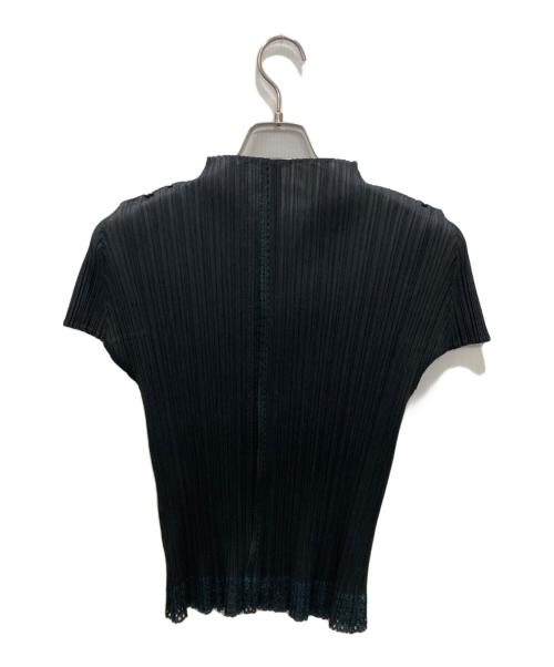 PLEATS PLEASE（プリーツプリーズ）PLEATS PLEASE (プリーツプリーズ) プリーツブラウス ブラック サイズ:3の古着・服飾アイテム