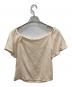 VALENTINO (ヴァレンティノ) オフショルシルクブラウス ベージュ サイズ:M：13000円