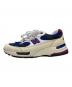 NEW BALANCE (ニューバランス) 992ローカットスニーカー ホワイト×ブルー サイズ:29cm：18000円