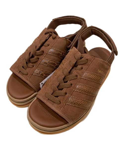 adidas（アディダス）adidas (アディダス) GAZELLE BOLD SANDAL W ブラウン サイズ:24.5 未使用品の古着・服飾アイテム