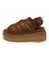 adidas (アディダス) GAZELLE BOLD SANDAL W ブラウン サイズ:24.5 未使用品：12000円