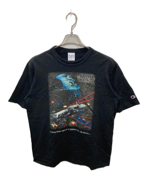 Champion（チャンピオン）Champion (チャンピオン) STAR WARS (スターウォーズ) T1011プリントTシャツ ブラック サイズ:ｓの古着・服飾アイテム
