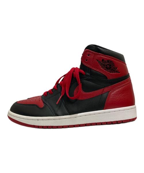 NIKE（ナイキ）NIKE (ナイキ) Air Jordan 1 Retro High OG  Bred 2016 レッド×ブラック サイズ:27cmの古着・服飾アイテム