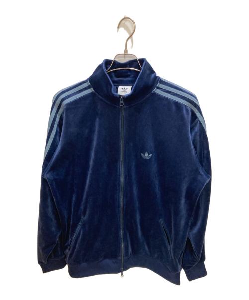 adidas（アディダス）adidas (アディダス) ベッケンバウアーベロアトラックジャケット ネイビー サイズ:Sの古着・服飾アイテム
