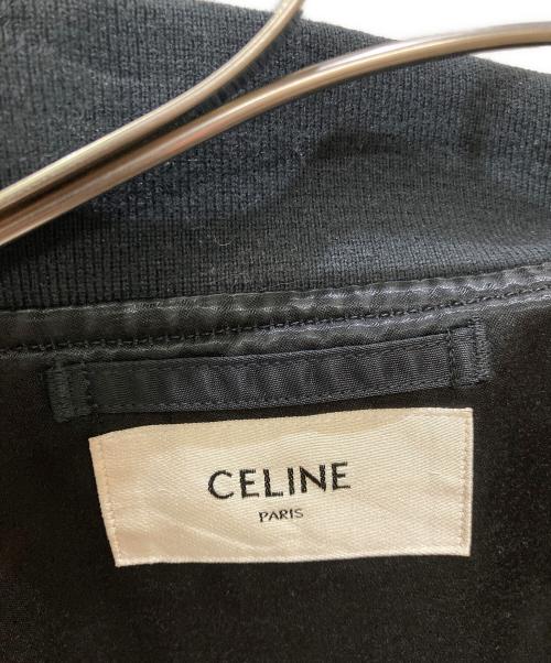 CELINE（セリーヌ）CELINE (セリーヌ) ナイロンツイルボンバーブルゾン ブラック サイズ:XSの古着・服飾アイテム