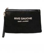 Saint Laurent Parisサンローランパリ）の古着「リヴゴーシュクラッチバッグ」｜ブラック