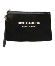 Saint Laurent Paris（サンローランパリ）の古着「リヴゴーシュクラッチバッグ」｜ブラック