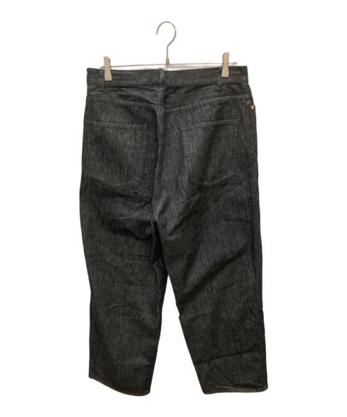BEAUTY&YOUTH UNITED ARROWS（ビューティーアンドユースユナイテッドアローズ）BEAUTY&YOUTH UNITED ARROWS (ビューティーアンドユースユナイテッドアローズ) ワンウォッシュバギーデニム ブラック サイズ:Lの古着・服飾アイテム