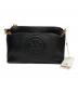 TORY BURCH（トリーバーチ）の古着「レザーショルダーポーチ」｜ブラック