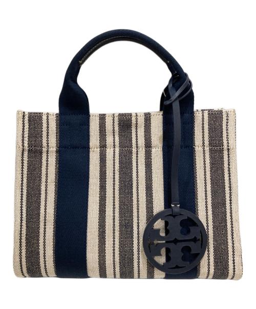 TORY BURCH（トリーバーチ）TORY BURCH (トリーバーチ) キャンバストートバッグ ベージュの古着・服飾アイテム