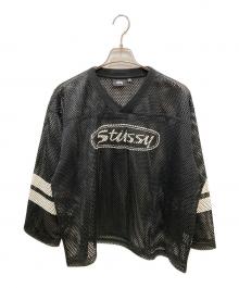 stussy（ステューシー）の古着「TRUCKER TEAM JERSEY」｜ブラック