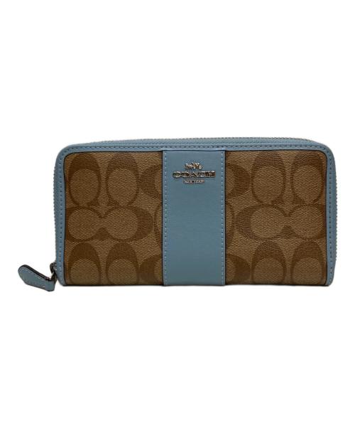 COACH（コーチ）COACH (コーチ) 長財布 ブラウンの古着・服飾アイテム